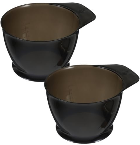 Ipetboom Outils de Coiffure: 2 Pièces Kit De Coloration Des Cheveux Kit De Des Cheveux Bols De Couleur Pour Salon De Coiffure Bol De Mélange De Pour Les Cheveux Pour Cheveux Tablier Bols À Mélanger
