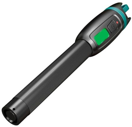 POFET Fiber Optic Cable Tester,Visual Fault 10mW 10KM Meter Red Light VFL Universal Connector for FC/SC/ST Adapter Pen, Fibre Network Cable Test Kit Fibre Light Source Testers