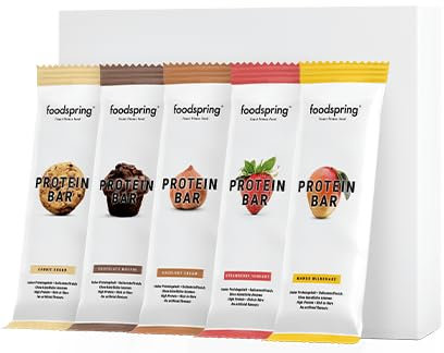 foodspring - Proteinriegel Variety Pack - 15 x 60g Protein Riegel sortiert - Low Sugar