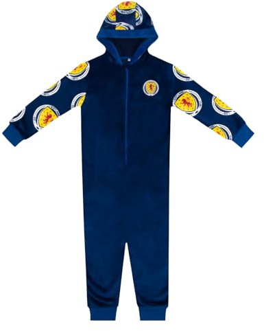 Scotland Boys Pyjamas All-In-One Loungewear Kids Official Football Gift