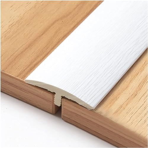 Bande de Transition de Sol pour Porte de Cuisine ou Chambre à Coucher, Bande de Transition de Sol en PVC Extra Large de 1-3/5 po pour Bois vers carrelage/Porte, Couvre-jo,#8-90cm/35.4in