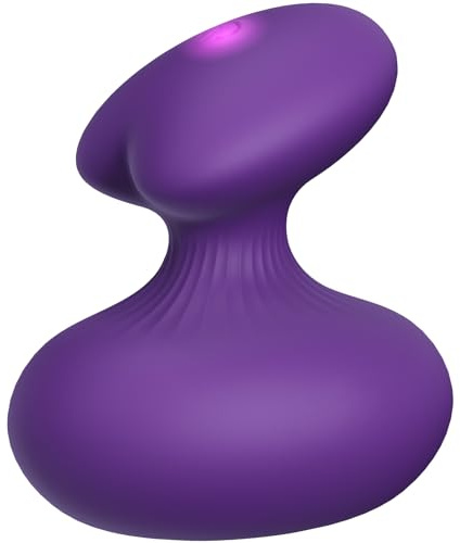 MANFLY Neck Massage Ball, MANFLY Rechargeable Handheld Muscle Massager (Purple)