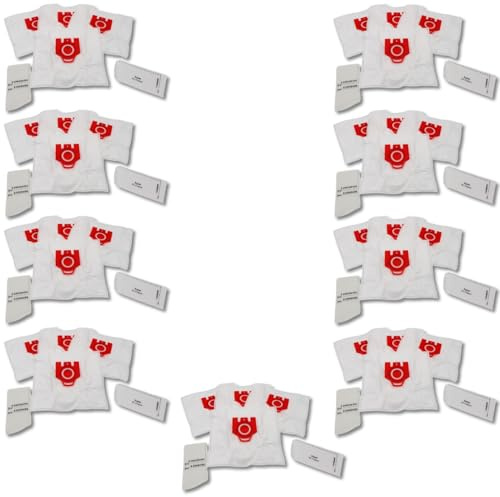 SOS Accessoire 9 Boxen mit 4 synthetischen FJM Staubbeutel kompatibel für Staubsauger SOS Zubehör 9917710