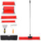 Flächenspachtel, Tapetenentferner, Spachtel Set, Edelstahl Spatel Werkzeug, 0,35 mm & 0,5 mm Dick, 100cm/ 80 cm / 60 cm / 40 cm / 20 cm, für Große Arbeitsbereiche, Wanddekoration und Bau