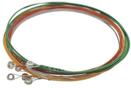6 cuerdas para guitarra eléctrica, accesorio colorido, antioxidante, inoxidable