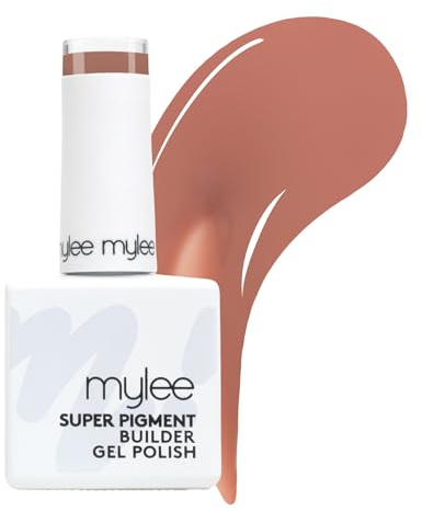 Mylee Super Pigment Builder Gel 13ml – Soft Coral, Builder Gel | For Strong, Flawless Nails, Strength & Sculpting, Last Up to 4-Week, Opaque in 2-Layer, Intense Colour, Vegan & Cruelty-Free