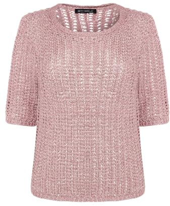 Betty Barclay Damen Strickpullover mit Lochmuster