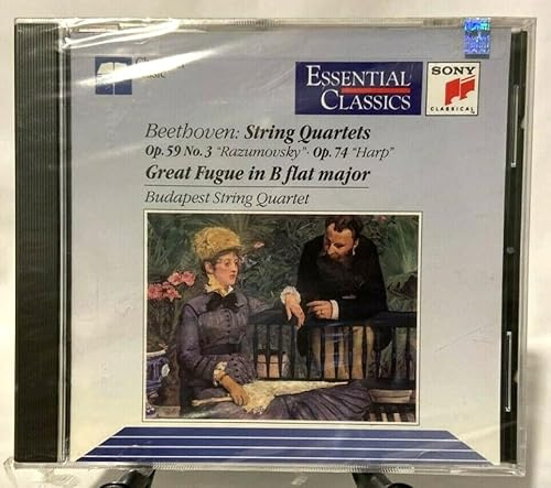 Beethoven: String Quartets Op.59, No.3 'Razumovsky': Op.74 'Harp': Great Fugue in B flat major