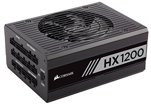 Corsair CP-9020140-UK HX1200 1200 W 80+ Platinum Fully Modular Power Supply Unit - Black