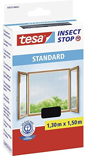 tesa Fliegengitter Standard 556722101, 130x150 m anthrazit