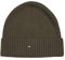 Tommy Hilfiger Herren PIMA COTTON BEANIE Strickmütze,,per pack Grün (GREEN LFH),One Size (Herstellergröße:OS)