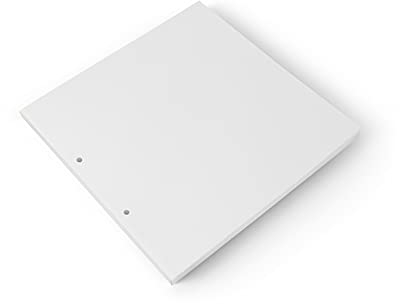 Rössler Fotokarton | für Fotoalbum zum selbstgestalten | Photo Album Fotokarton | für Fotoringbuch | für Fotoalbum zum Einkleben | 245x230mm | 1 Stück | Farbe: Weiß