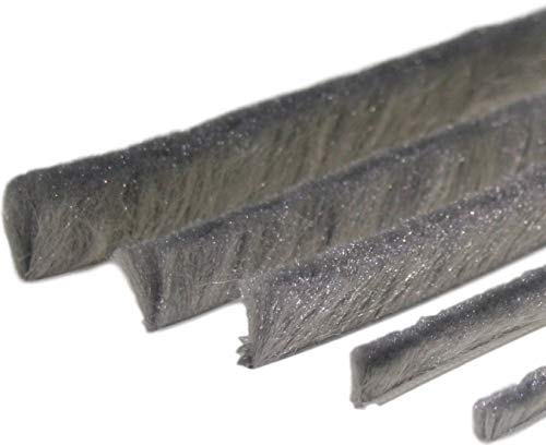 Bürstendichtung Meterware mit Nut von 5mm bis 25mm für Fliegengitter Dichtung Fenster Türen Insektenschutz Rolladen Rolläden mit Nut (5, 6,7 x 15mm)
