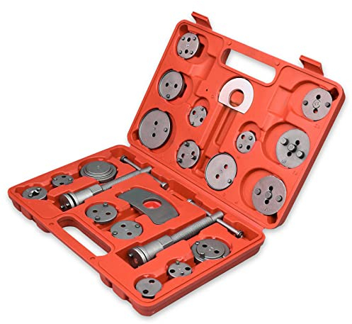 Aufun 23 PCS Universal Instandsetzung Werkzeug Tool Kit Kolbenrücksteller Bremskolben Werkzeug Bremsen Satz
