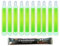 Cyalume Leuchtstab 15 cm, Original Militärische ChemLight Lightsticks In Grün (20-er Pack), Hohe Brenndauer Von 12 Stunden, 100% Konform Mit Den NATO-Spezifikationen, Militärtauglich, REACH-konform