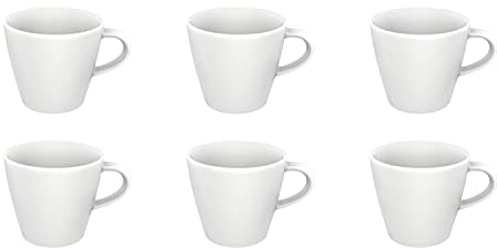 Villeroy & Boch Manufacture Rock Blanc 6er Set Espressoobertasse weiß Ø 6.5cm
