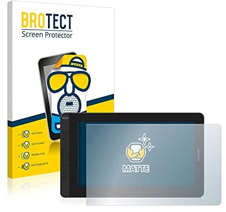 BROTECT Entspiegelungs-Schutzfolie für Huion Kamvas 13 Matte Displayschutz-Folie, Anti-Reflex, Anti-Fingerprint