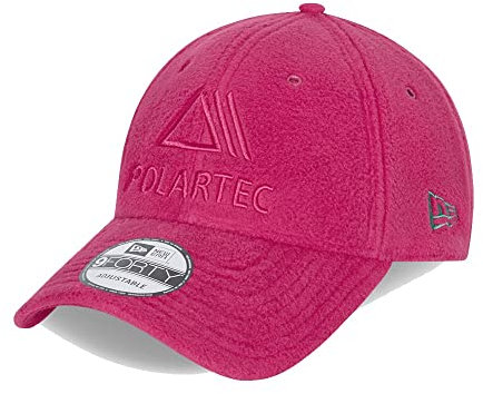 New Era 9Forty Polartec Cap Basecap Baseballcap Fleececap Damen/Herren - mit Schirm Winter Herbst-Winter - One Size pink
