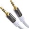 KabelDirekt – Jack Cable, 3.5mm Aux/Audio Cable – 10m – Available in 0.3m to 10m – Suitable for Headphones – Mobile Phone – PC & Laptop Audio – Car – HiFi – Stereo, white