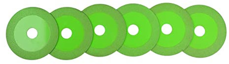 Disco de corte de vidrio, disco de corte de diamante duradero de 6 piezas para pulido para biselado