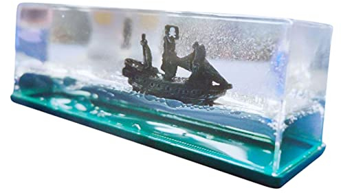 cypreason Kreuzfahrtschiff Flüssigkeits Drift Flasche Sanduhr Desktop Dekoration Eisberg Wohndekoration Flaschen Desktop Dekoration Für Stressabbau Stressabbau Spielzeuggeschenke