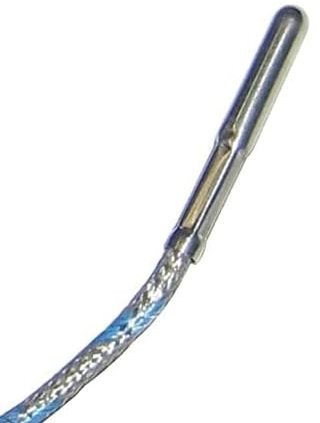 FIGEVIDA TERMOCOPPIA SONDA FUMI Serie J 88cm VETROTEX per Stufa A Pellet Capsula 4X30mm