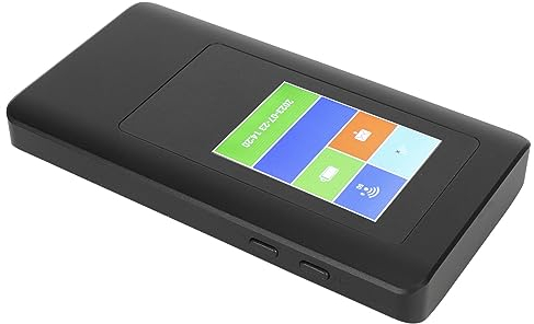 ciciglow Dualband-5G-WLAN-Router, Tragbarer Reise-Hotspot für 16 Benutzer, 2,4G-5,8G-Unterstützung, Schnelle Konnektivität, Bis zu 2,77 Gbit/s Download-Geschwindigkeit, Bis zu 1,25 Gbit/s