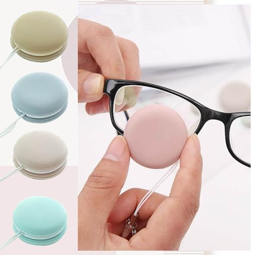 Tmianya 8 Stück Macaron Handy-Bildschirmreiniger 2024 Macaron Handy-Bildschirmwischtuch Niedlicher Handyanhänger Bildschirm- und BürstenreinigerWeihnachtsgeschenk 1663Jhir (Pink, One Size)