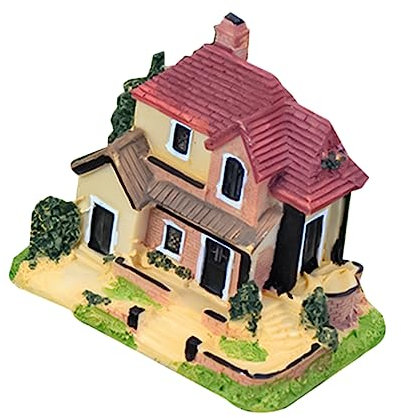 Zerodeko Moss Landschaftsdeko Chinesisches Luxus Villa Bonsai Ornament Zufälliger Stil Für Miniatur-gärten Niedliche Gartendekoration Aus Harz Einzigartiges Design Für Kreative