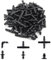 JINXIAN 280 Piezas Kit de Accesorios de Riego 4/7mm PVC Riego Conectores por Goteo Conector de Manguera para Jardín Macetas Verduras Césped Riego de Tubos