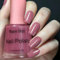 DouborQ Dark Pink Nail Polish Long-lasting Glossy Nail Art Varnish (MJ 05)