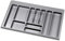 Portaposate Regolabile da Cassetto per Cucina - Porta Posate da Cucina - Organizer Cassetti - Divisore Posate - Organizzatore Cassetti - Portaposate in Plastica Resistente (Portaposate 90, Grigio)