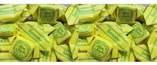 Mera & Longhi Caramelle Quadre Limone - Confezione da 2 kg