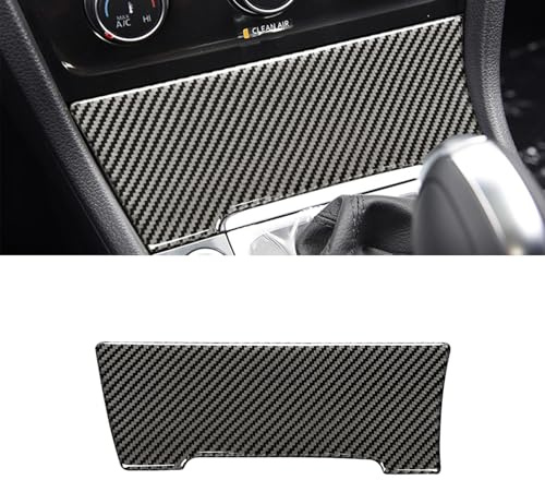 Carbonfaser Interior Schutz Abdeckung, Inner Sticker Ästhetische Dekoration für für VW GOLF 7 2014-2020, Auto Trim Tuning Accessoires (Zigarettenanzünder)