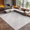 Carpetsale24 In- & Outdoor Teppich 140x200 cm – Wetterfest & Pflegeleicht – Creme Teppich mit Rauten Design & 3D Hoch-Tief-Effekt – Für Küche, Terrasse, Balkon, Wohnzimmer & Schlafzimmer