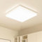 Kuwork Deckenlampe LED Deckenleuchte Flach: 30x30CM 3000K Küchenlampe Lampe Decke 48W, 4800LM LED Lampen Deckenlampen für Wohnzimmer, Badezimmer, Schlafzimmer, Küche, Flur,Büro, Weiß, Quadrat
