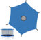Bâche de protection solaire pour trampoline : auvent pour trampoline, protection solaire, toit, protection contre la pluie, résistante aux UV, imperméable, diamètre 244 cm, pour trampoline à 6 barres