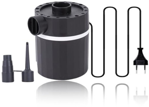 Inflador Electrico, Bomba de Aire Eléctrica Portátil, 2 en 1 Hinchador Colchon Hinchable, Inflador Colchon Hinchable, Deflactor para Piscinas, Barcos, Juguetes Hinchable o Camping, 35W