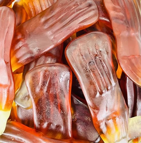 Giant Cola Bottles Sweets 1kg Bag Reselable Pouch Retro Candy