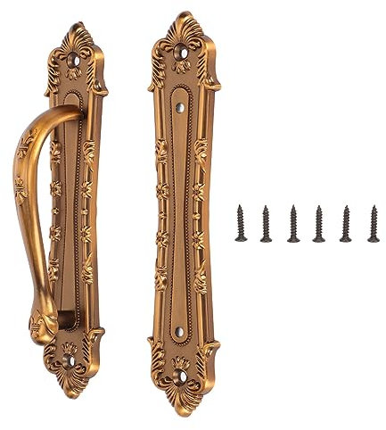 Maniglie porta scorrevole del fienile Design a doppio lato superficie a tiro a trazione montata set per mobili a porte Gli scaffali di Barns realizzati in lega di alluminio