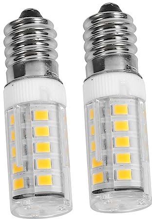 SOIMISS 2Pcs LED Replacement Bulb Set for Kitchen and Household Appliances Energy Efficient Night Bulb Non Dimmable Light for Extractor Fans and Sewing Machines