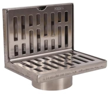 Gutol Desagüe De Esquina De Acero Inoxidable, Desagüe Lateral, Desagüe De Pared Para Balcón, Para Tubería De 75 Mm