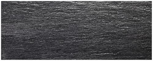 Wallario Küchenrückwand selbstklebend 115 x 50 cm, Motiv: Muster schwarz-weiße Steintafel Optik | Spritzschutz abwischbar & pflegeleicht