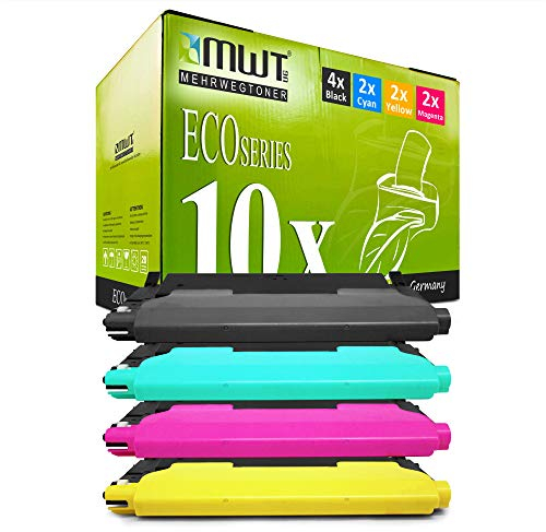 10x MWT Toner für Samsung CLP 320 325 W N ersetzt CLT-4072S