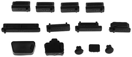 SimpleLife 13 Piezas Anti-Polvo Tapones Puerto de Datos de Silicona Suave Conjunto Protector USB Jacks para Computadora Portátil Cubierta Antipolvo Tapón Cubierta PC Computadora Portátil Accesorios