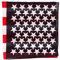 SHIPITNOW Amerikanische Flagge Bandana Marineblau, Rot und Weiß - Quadratischer 55x55cm USA Flagge Schal - Stirnband zum Binden - Headband