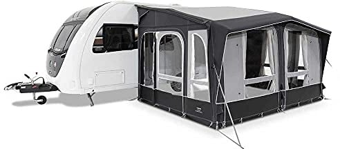 Kampa Dometic Club AIR All-Season 390S Awning Schwarz Polyester Modern 390 cm 2 m