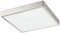 etc-shop Deckenpanel LED dimmbar LED Rasterleuchten Deckenleuchte flach rechteckig, Aufbau, nickel-matt weiß, 22 Watt 1980 Lumen neutralweiß, L 17 cm, Wohnzimmer Küche