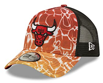 New Era NBA Chicago Bulls Summer City Trucker Cap rot/weiß, OS, 60240316, Einheitsgröße