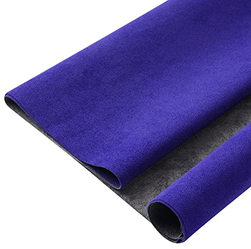 Removable Velvet Fabric Self Adhesive Felt Fabric Liner Blue Velvet Drawer Liner for Jewelry Drawer Craft Felt Fabric Sheet Art & Craft Making 14.2 x 98